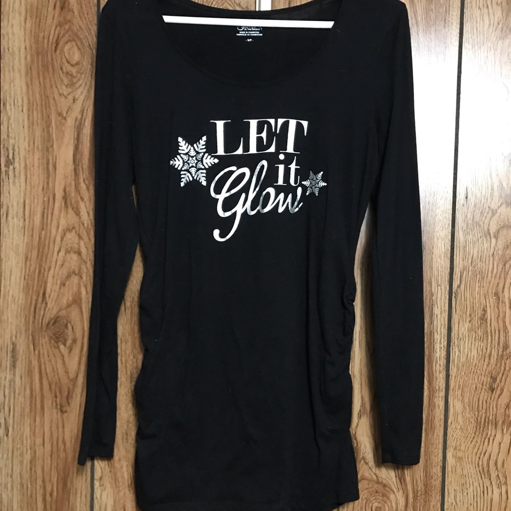 Winter long sleeve Maternity shirt